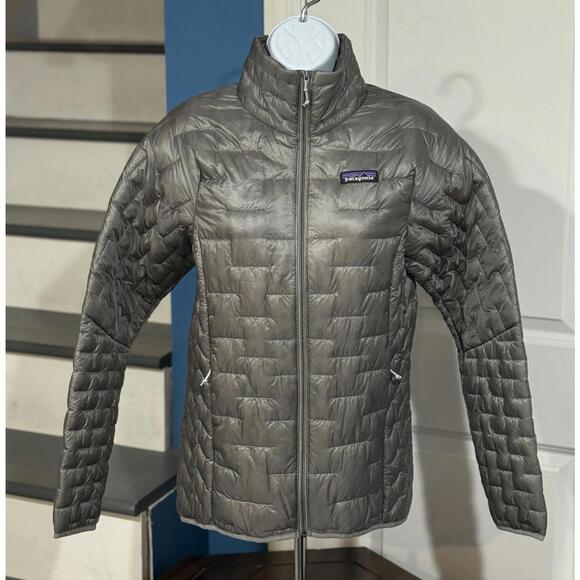 Patagonia Jackets & Blazers - NWT! Women’s Extra Small (XS) Patagonia Micro Puff Feather Grey Full Zip Jacket